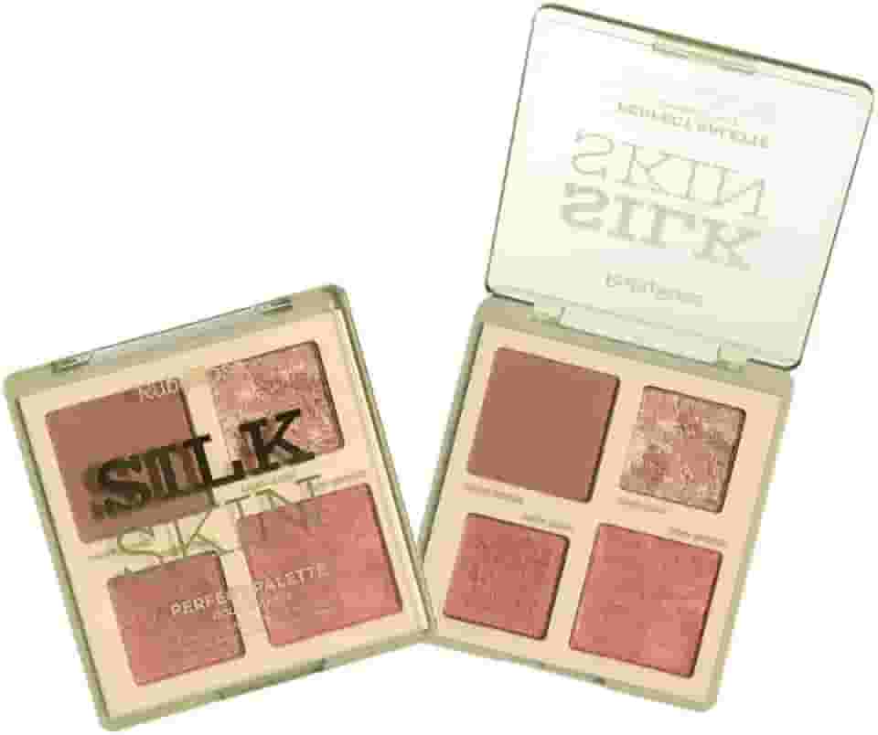 Paleta Contorno, Blush E Iluminador Perfect Blend Silk Skin 2-14.23G - Hbm1003-2 Ruby Rose