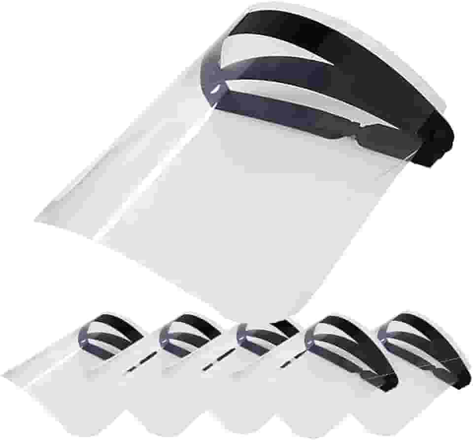 Mascara Protetor Facial Face Shield Ajustável KIT 5 Peças CBRN14033