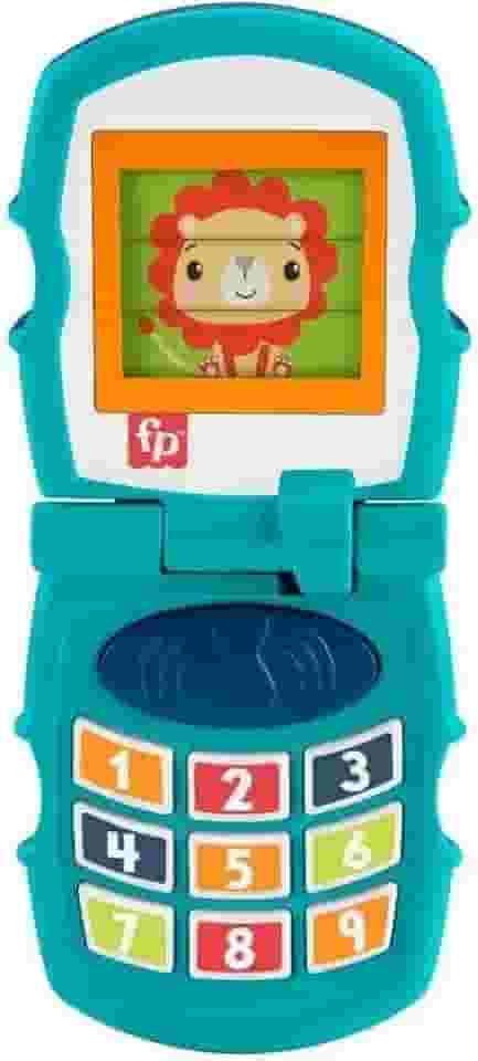 Fisher-Price, Brinquedo Celular dos Animais com Toques e Sons para Bebês, Mattel