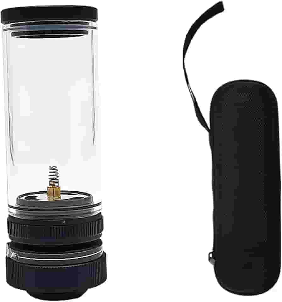 Lanterna a Gás Leve para Camping, Caminhadas, Ambiente Quente, Bolsa de Armazenamento Portátil, Construção Em Latão de Alumínio, Lâmpada de Vela Ao Ar Livre (porta-lâmpada)