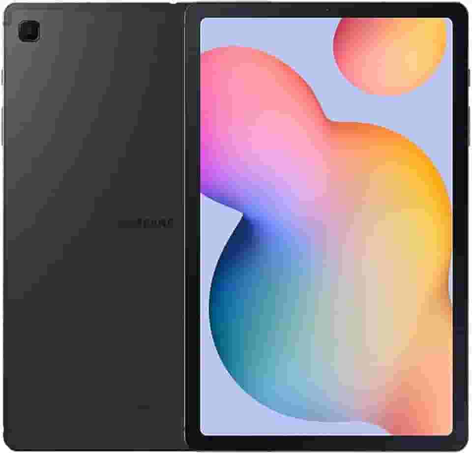 SAMSUNG Tablet Android Galaxy Tab S6 Lite 10,4 polegadas 128 GB, tela LCD, S Pen incluída, design de metal fino, alto-falantes duplos AKG, câmera traseira de 8 MP, bateria de longa duração, versão dos