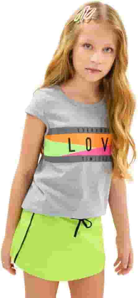 Conjunto Infantil Menina de Calor Roupa Criança Juvenil 01 ao 16