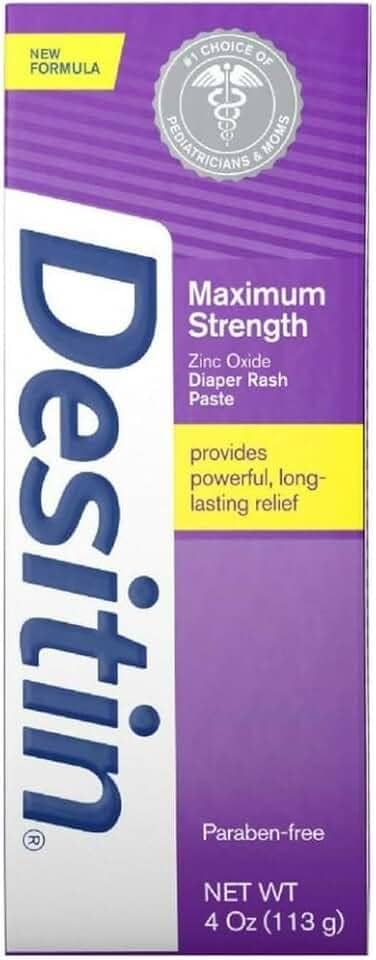 Desitin Pomada Roxa 113g - Creme de Proteção para Pele - Proporciona Proteção e Alívio Temporário para Irritações da Pele