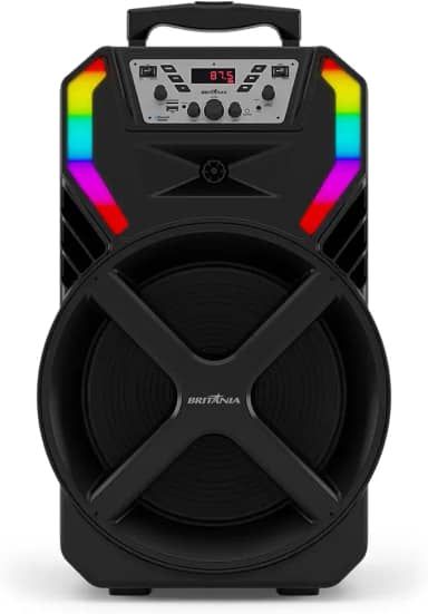 Caixa de Som Amplificada Britânia BCX12100 Woofer 12' 700W Bivolt