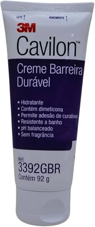 Creme Barreira Protetora 92g | 1 Unidade | Proteção Contra Assaduras, Dermatite da Incontinência e Irritações de Pele | Hipoalergênico, Resistente à Água e de Longa Duração