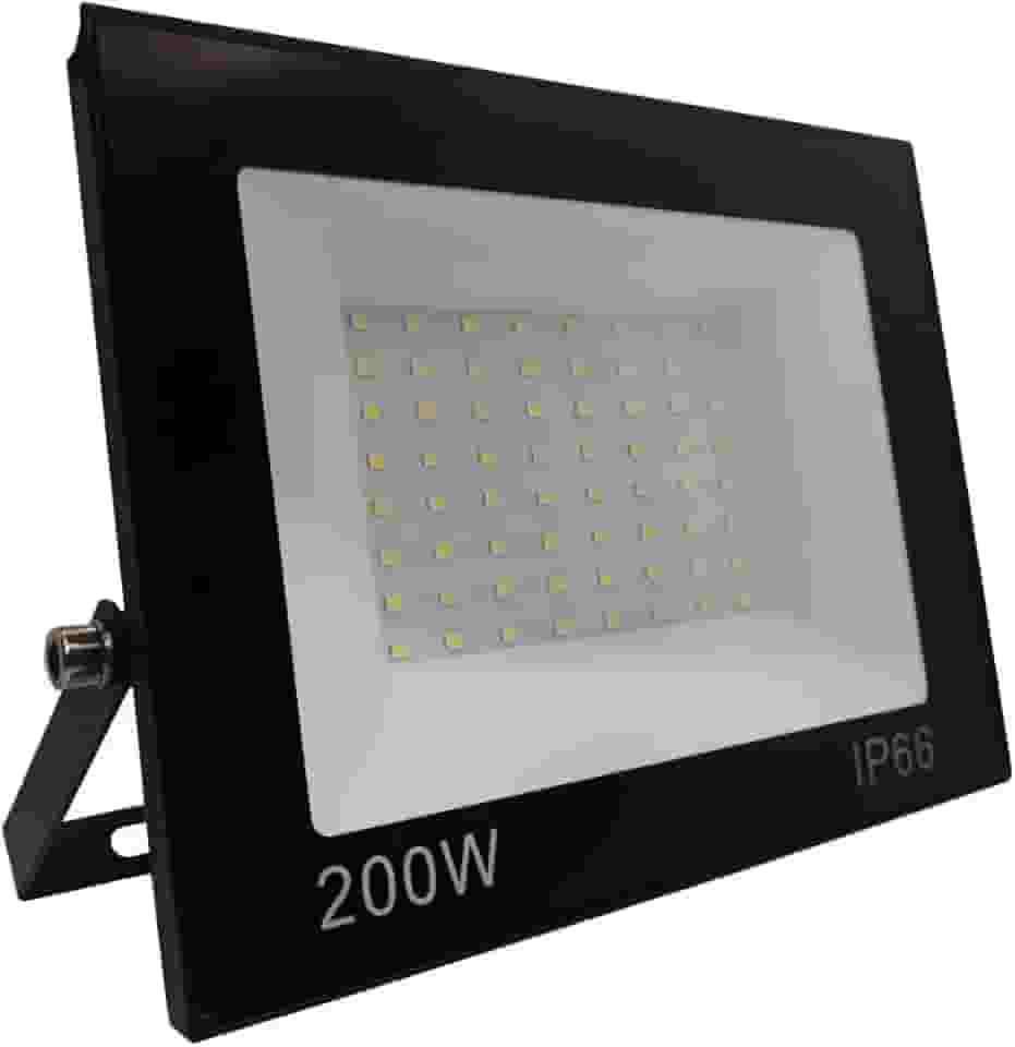 KIT 2 refletor 200w LED SMD Holofote Bivolt Externo Luz Branca