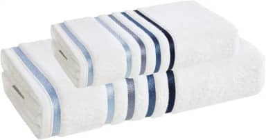 Kit Toalha Banho e Rosto Karsten Gigante Fio Penteado – 2 Peças - Cor Branco