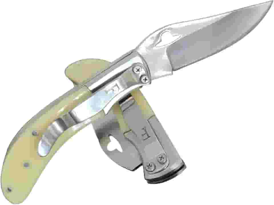 Canivete Ferreira Barretos 131 Aço Inox De Bolso Com Presilha, Pesca Camping Edc