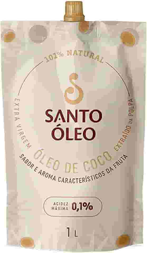 Santo Oleo Oleo De Coco Extra Virgem Da Polpa Pouch 1L (1089)