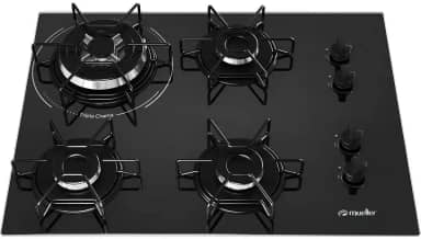 Cooktop Mueller 4 Bocas com Queimador Tripla Chama Mcg134bg1