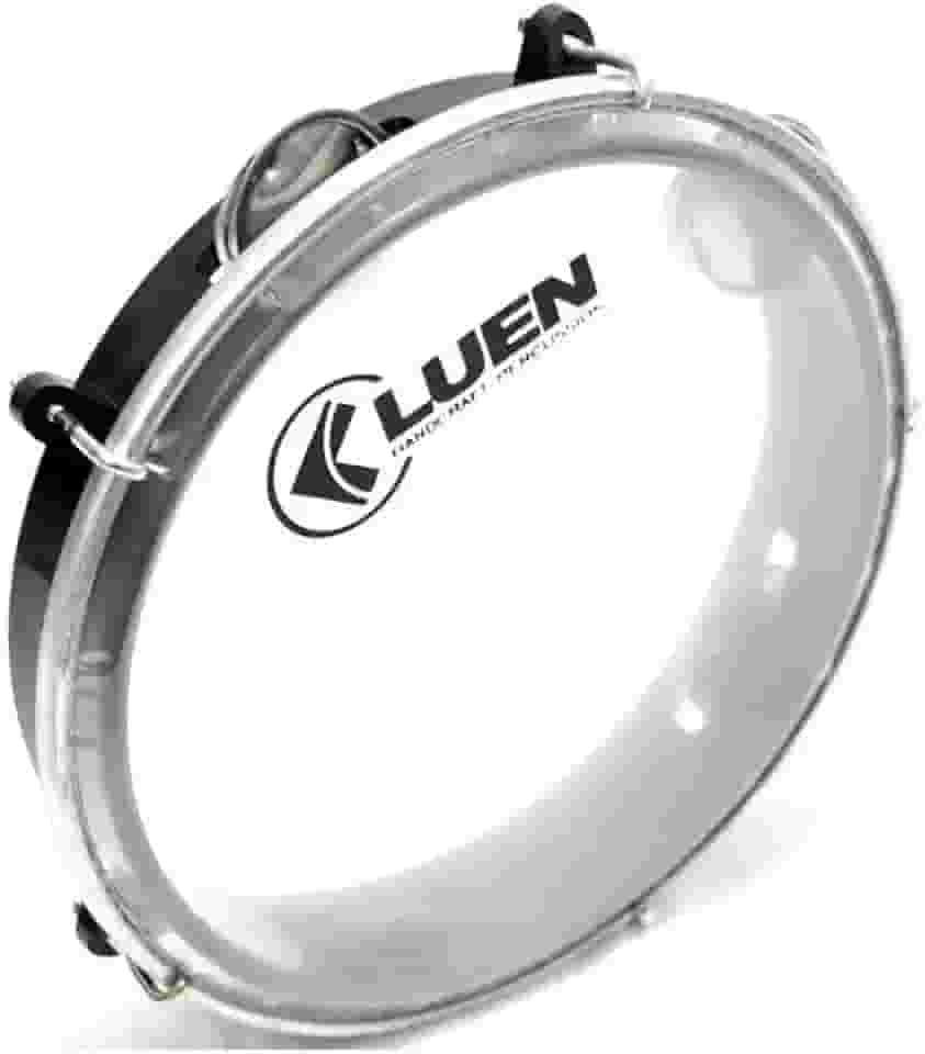 Pandeiro Abs Preto Junior Pele Cristal 08'