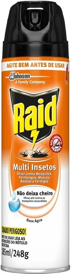 Raid Inseticida Aerosol Multi Insetos 285ml