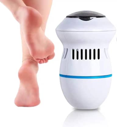 Lixa de Pé Elétrica – Esfoliador Portátil de Calos, Uso com Pilhas ou Tomada - Com Cabeças Substituíveis e Design Compacto para Viagens, Pés Lisos e Sedosos em Minutos - UpShop