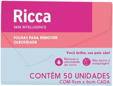 Ricca Lenço Removedor de Oleosidade