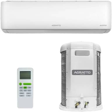 Ar Condicionado Split Inverter 9000 Btus Frio Liv Top Agratto 220V