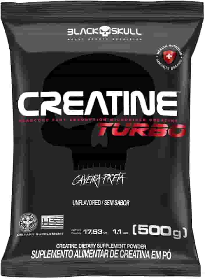 Black Skull Creatina Turbo 500g Refil
