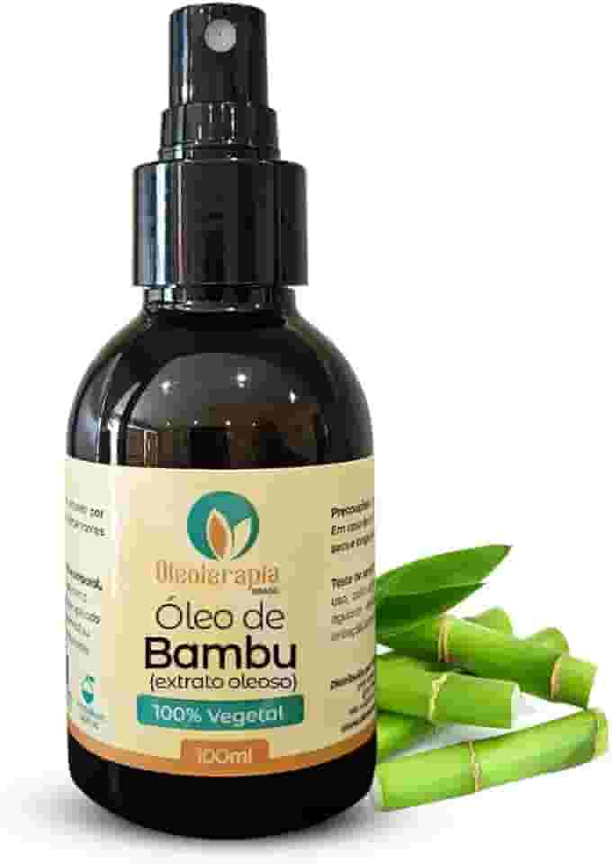Óleo Vegetal de Bambu -Extrato oleoso e 100% natural uso capilar e corporal (100ml)