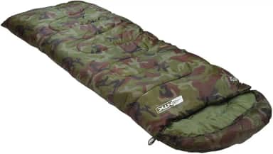 ntk, Saco de Dormir Tipo Sarcófago Viper, com Faixa de Temperatura entre 5°C à 12°C, com Capuz Incorporado e Bolsa de Transporte, Camuflado