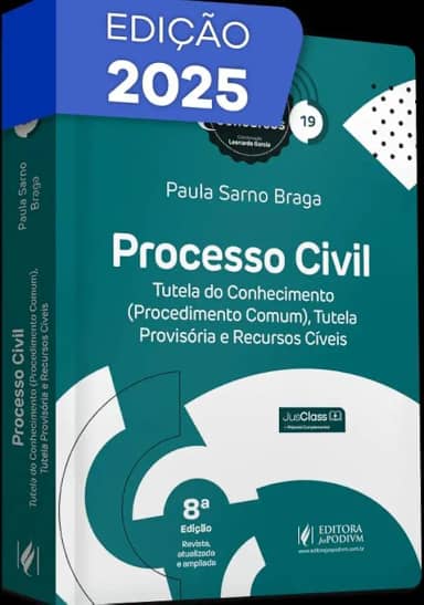 Sinopses Para Concursos Vol 19 - Processo Civil - Tutela Do Conhecimento - 8 Edição 2025 Juspodivm