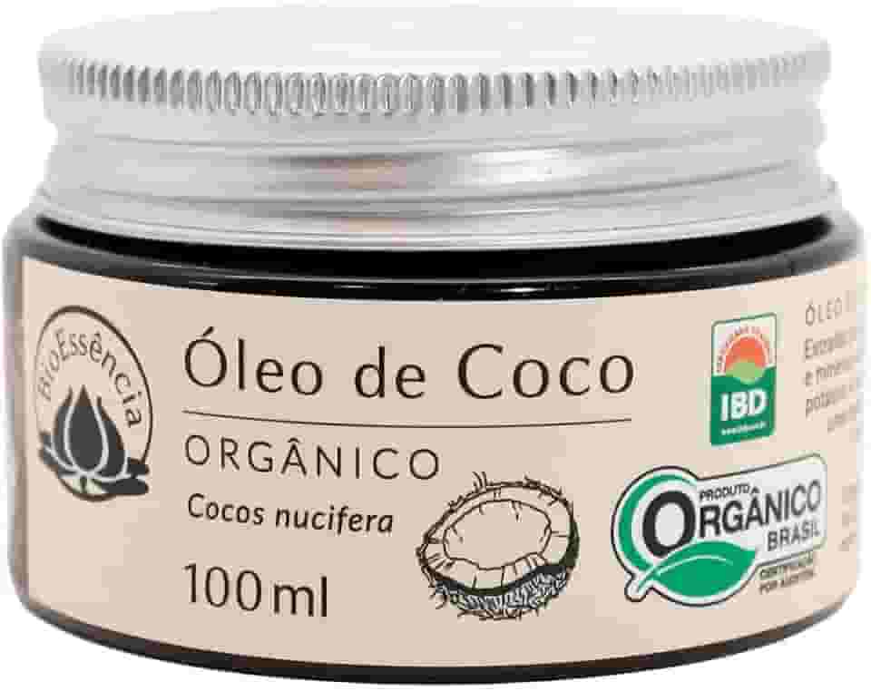 Óleo Vegetal de Coco Orgânico para Pele e Cabelo 100ml