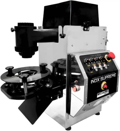 Máquina De Fazer Salgados De 7g A 250g Compacta Inox Supreme - Compacta Print (220, Volts)