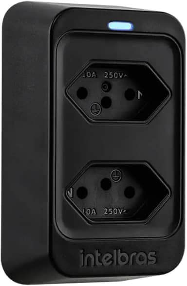 DPS Filtro de Linha Com 2 Tomadas Dispositivo Protetor Surto Elétrico Eps302 Bilvolt 110/220 3 Pinos 10 A I Dispositivo de Proteção contra Raio Surto Elétrico Curto Circuito I Benjamim Adaptador