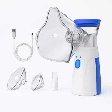 Nebulizador Inalador Portátil Ultrassonico Sem Fio USB Recarregável Silencioso Alívio Para Crianças, Adultos e Idosos - PREMIUM