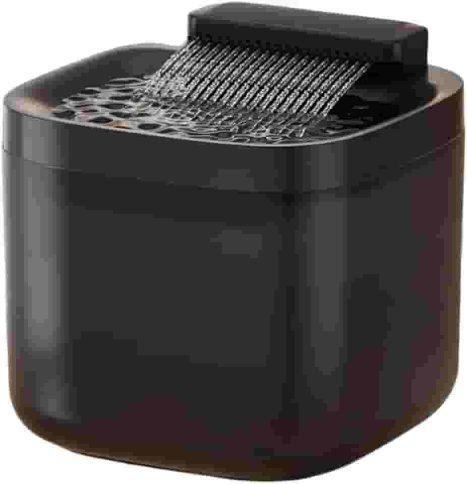 Fonte de Água para Gato e Cão Pequeno 3L – Bebedouro Automático com Bomba Silenciosa, Sensor de Movimento, Filtros de Carvão, Janela Transparente, Sem Fio e Recarregável