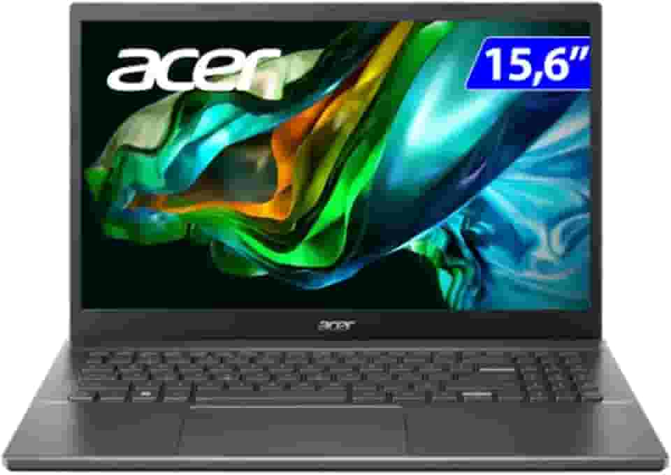 Notebook Acer Aspire 5 A515-57-55B8 Intel Core i5 12º Geração 8GB RAM 256GB SSD (UHD) 15.6' LED Full HD TN 60hz Cinza aço Windows 11H