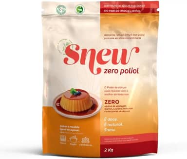 Adocante Natural Em Pó - Zero Poliol - Snew - 1unx250g