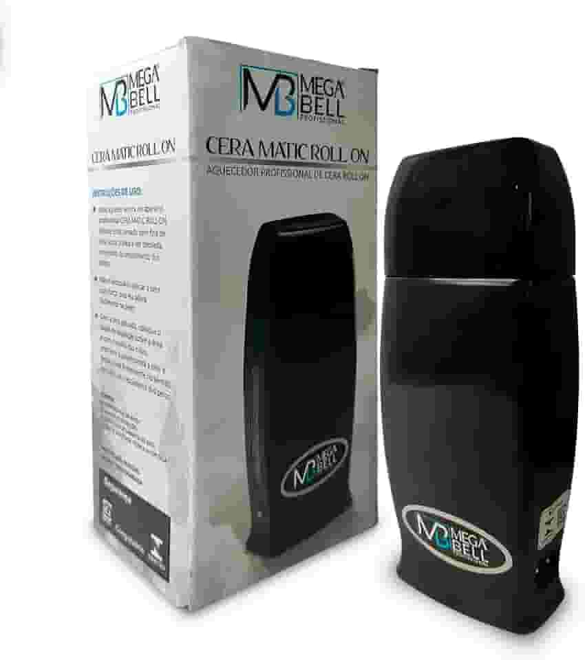 Aparelho Roll-on Aquecedor de Cera para Depilação Cera Matic - Ideal para Uso Doméstico e Profissional, Compacto, Fácil de Usar, Aquecimento Rápido e Seguro, Resultado Perfeito em Qualquer Área
