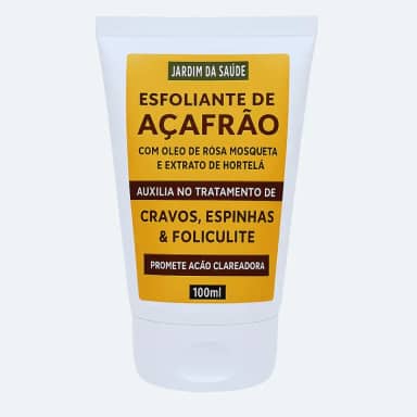 Creme Clareador de Açafrão - Com Rosa Mosqueta Foliculite, Clareamento, Trata Acne, Espinhas