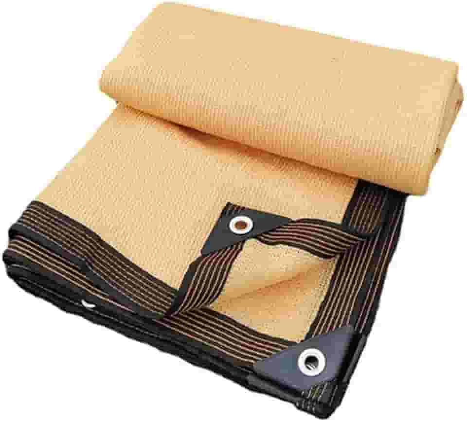 Tela Sombreamento Toldo Sombrite Garagem Proteção,Adequado Para Exterior (marrom claro, 4M*5M)