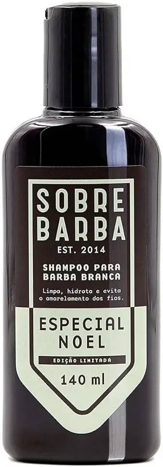Shampoo Sobrebarba para Barbas Brancas 140mL