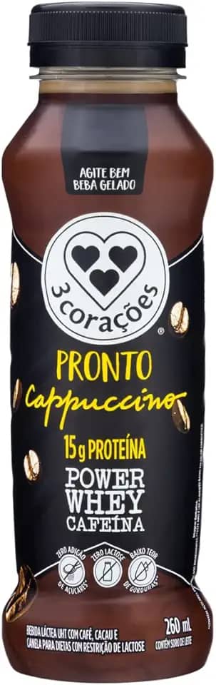 Três Corações Cappuccino 3 Pronto Power Whey 260ml
