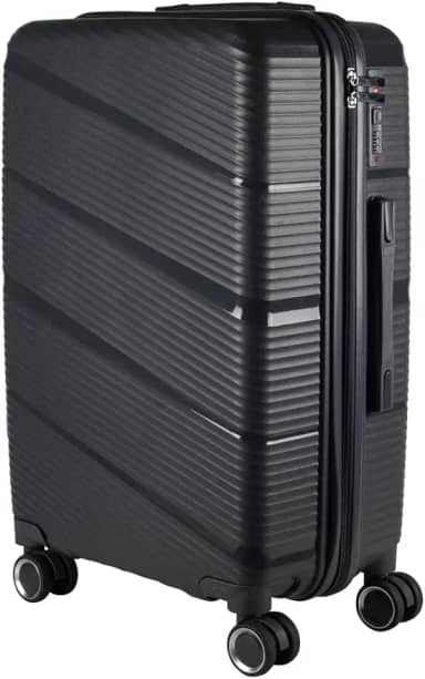 Mala de Viagem Media 23kg em Polipropileno 4 rodas 360 - AeroMalas Dublin (Grafite)