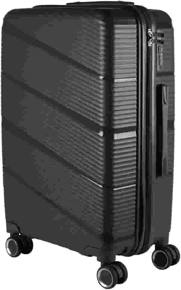 Mala de Viagem Media 23kg em Polipropileno 4 rodas 360 - AeroMalas Dublin (Grafite)