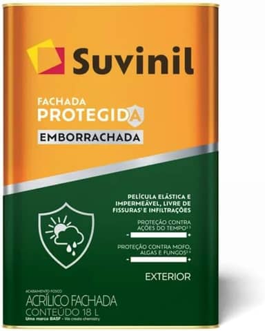 Fachada Protegida Emborrachada 18L Branco Neve