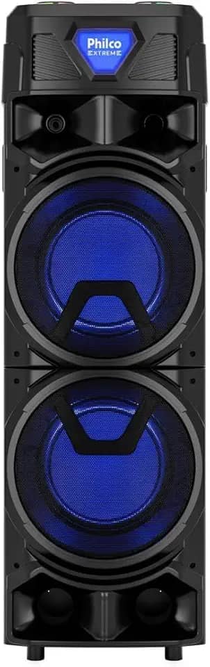 Philco PCX21000 Caixa de Som Amplificada, Bluetooth, 2100W