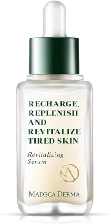 MADECA Sérum facial revitalizante DERMA com Centella Asiatica, niacinamida, colágeno e ácido hialurônico – Cuidados com a pele coreana para hidratação, reparo e hidratação da pele seca, soro CICA (50