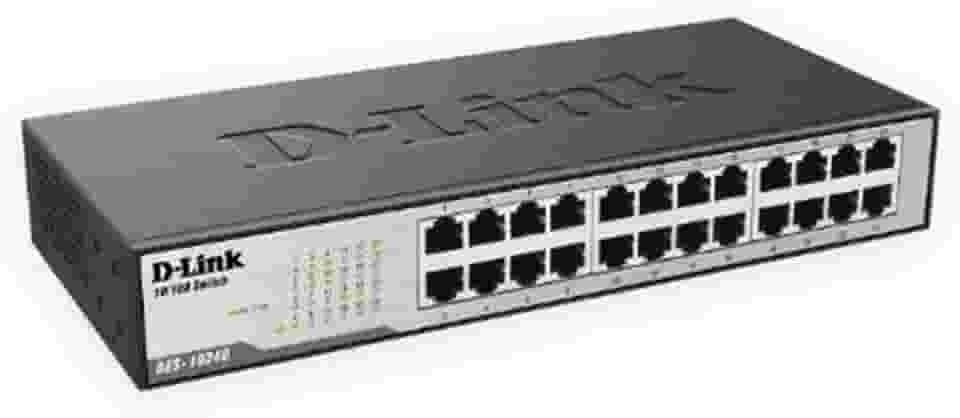 Switch D-Link 24 portas 10/100mbps DES-1024D