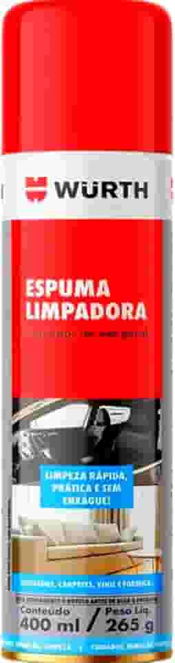 Espuma Limpadora Magica Para Limpar Colchão e Sofa Estofados Vinil Tecidos Tenis Uso Geral Wurth