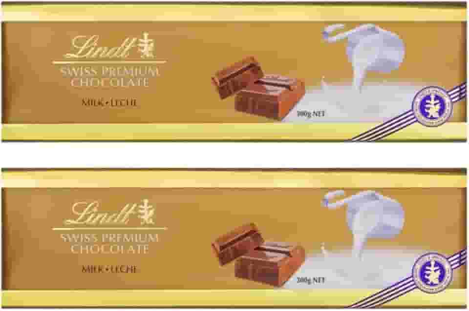 Chocolate Lindt Premium, Ao Leite, 2 barras de 300g