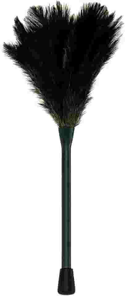 Espanador De Pó Poeira Penas Naturais De Avestruz 60 cm