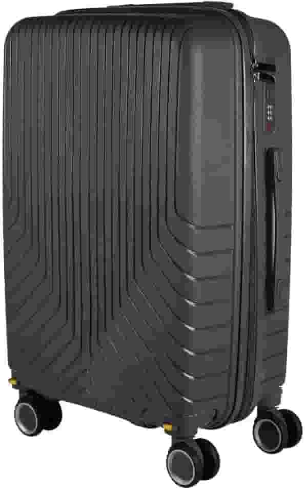 Mala de Viagem Media em Polipropileno 4 rodas 360 - AeroMalas Miami (Grafite)