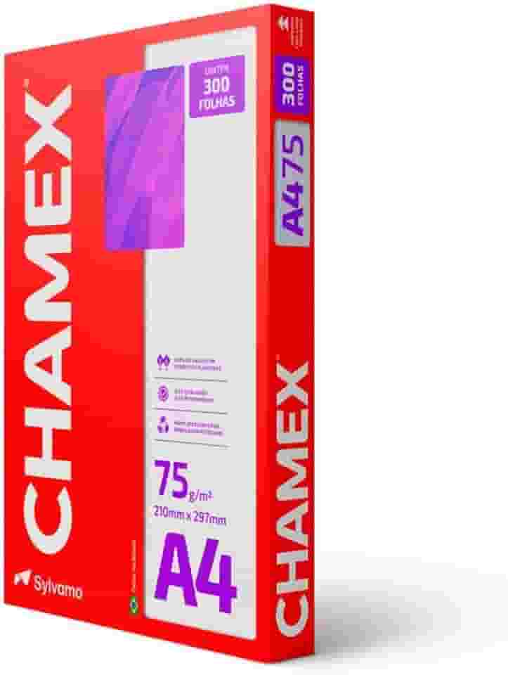 Papel Sulfite, Chamex, A4, 75 Gramas, Pacote De 300 Folhas