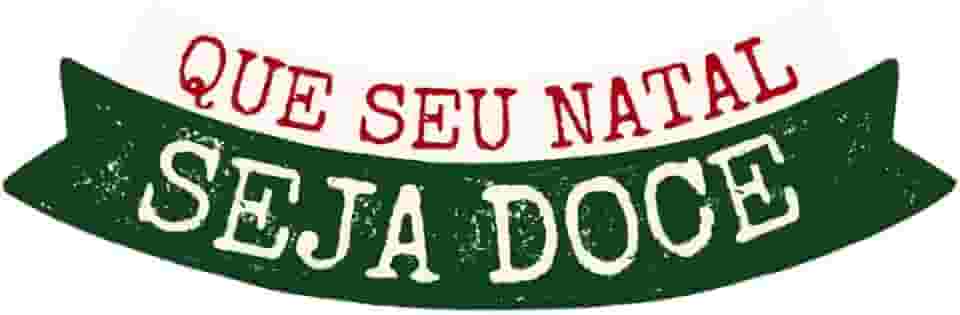 Adesivo Decorativo Natalino Que Seu Natal Seja Doce, Verde e Vermelho, para Notebook e Laptop, Estilo Banner (2, 19x19cm)