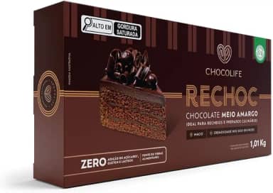 Chocolate Rechoc Amargo - Chocolife - 1unx1,01kg