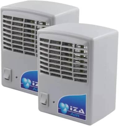 Purificador, Ozonizador e Ionizador de Ar 1,5w 80m² Iza Air - Kit 2 unidades