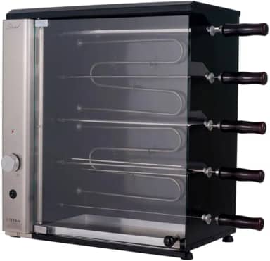 Churrasqueira Elétrica de Bancada para 5 Espetos Stand 220V Titan